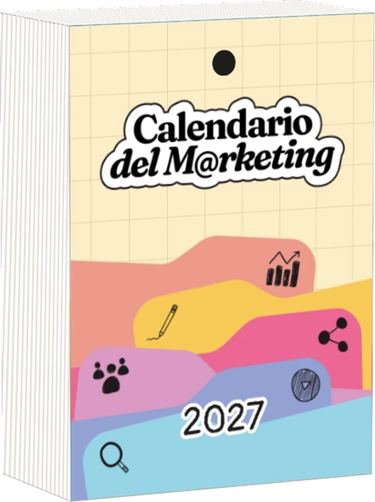 Blocchetto del Calendario del Marketing 2027 (anteprima dal modello 3D)